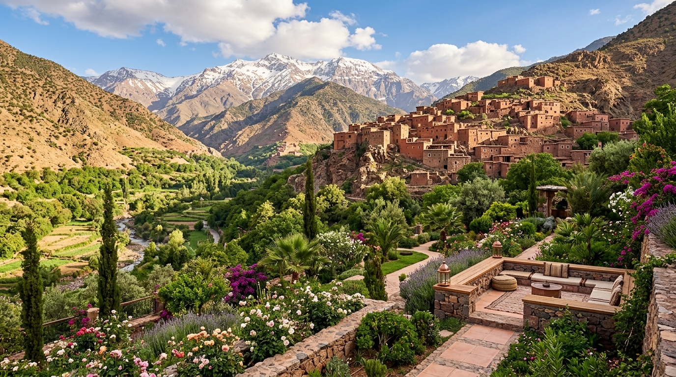 Villages et jardins de la vallée de l'Ourika