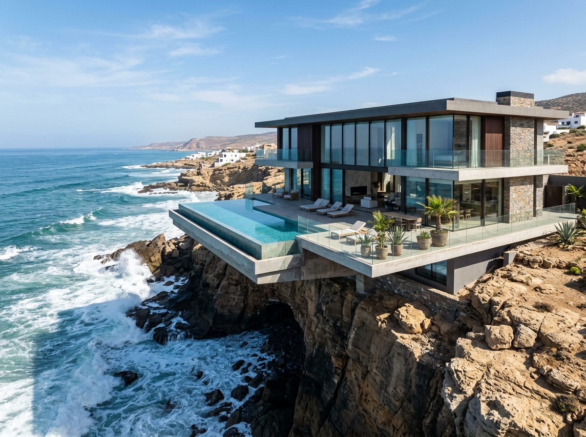 La Baie de Taghazout & Falaises